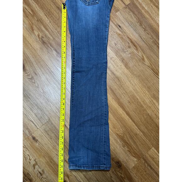 Miss Me JE5305B3 Boot Bootcut Jeans Studs Embroidered Bling Jeans Size 26 EB - Picture 6 of 6